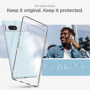 Etui Spigen Ultra Hybrid Google Pixel 7a Crystal Clear