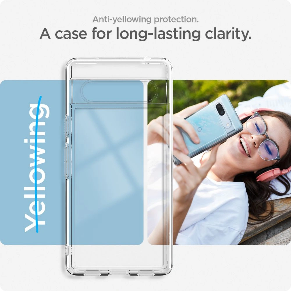 Hurtownia GSM - Etui Spigen Ultra Hybrid Google Pixel 7a Kristálytiszta - SPN2859 - {ean13} - Hurt