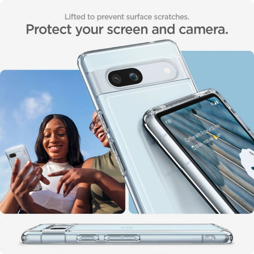 Etui Spigen Ultra Hybrid Google Pixel 7a Crystal Clear