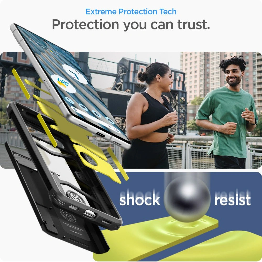 Hurtownia GSM - Etui Spigen Tough Armor Google Pixel 7a Fekete - SPN2860 - {ean13} - Hurt