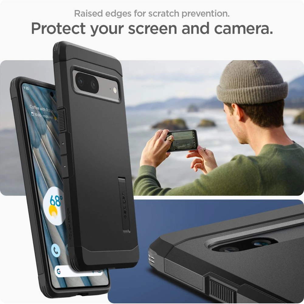 Hurtownia GSM - Etui Spigen Tough Armor Google Pixel 7a Fekete - SPN2860 - {ean13} - Hurt