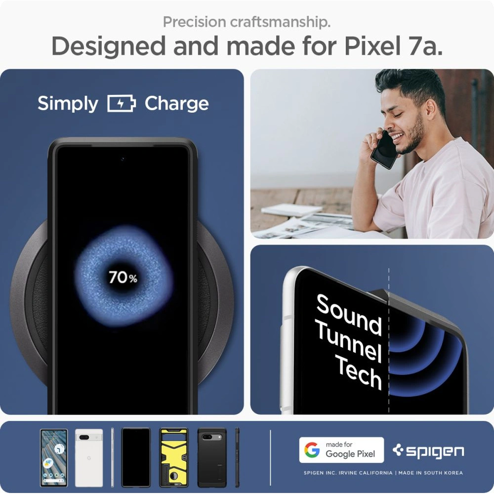 Hurtownia GSM - Etui Spigen Tough Armor Google Pixel 7a Fekete - SPN2860 - {ean13} - Hurt