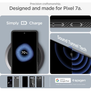 Etui Spigen Liquid Air Google Pixel 7a Matte Black