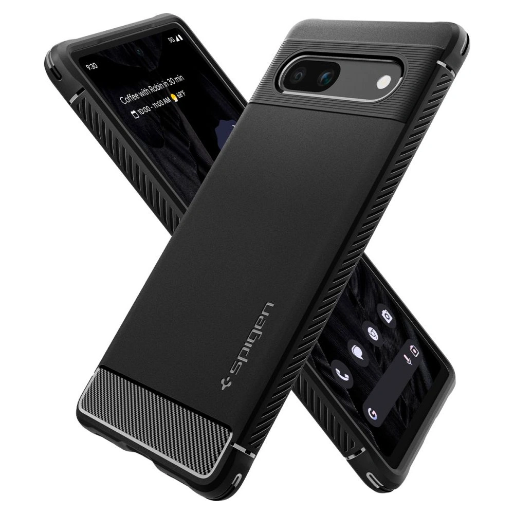 Hurtownia GSM - Etui Spigen Rugged Armor Google Pixel 7a Matt Fekete - SPN2862 - {ean13} - Hurt