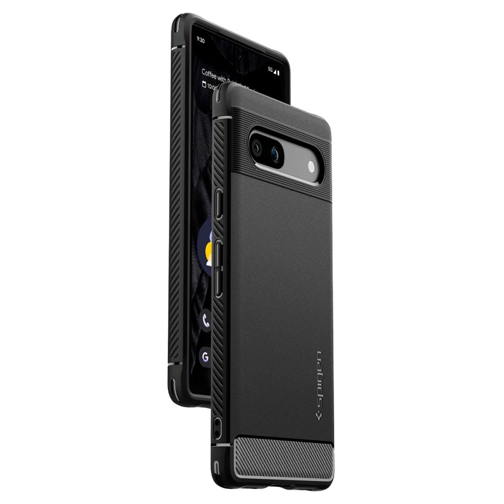 Hurtownia GSM - Etui Spigen Rugged Armor Google Pixel 7a Matt Fekete - SPN2862 - {ean13} - Hurt