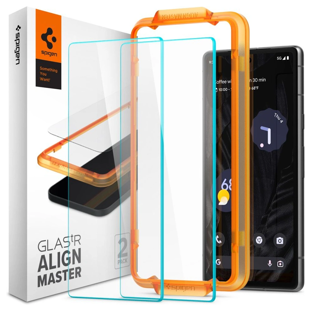 Wholesale Spigen GLAS.tR AlignMaster Google Pixel 7a Clear [2 PACK] - SPN2863 - {ean13} - Hurt