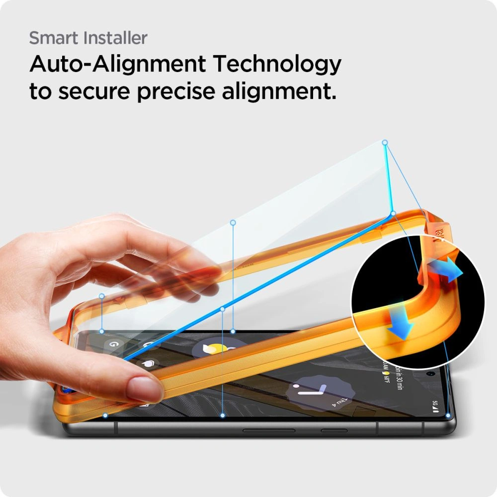 Wholesale Spigen GLAS.tR AlignMaster Google Pixel 7a Clear [2 PACK] - SPN2863 - {ean13} - Hurt