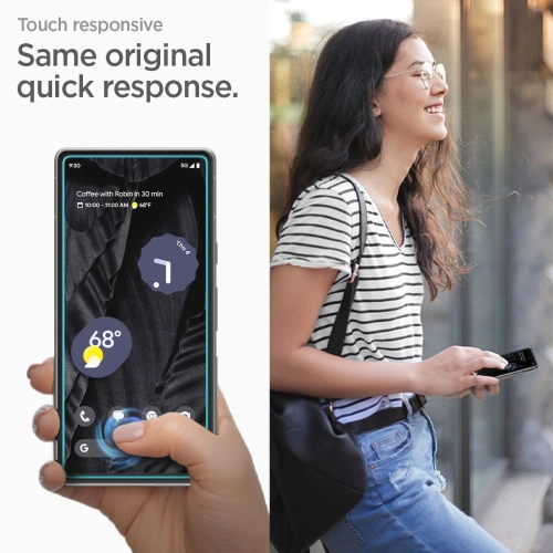 Szkło hartowane Spigen GLAS.tR AlignMaster Google Pixel 7a Clear [2 PACK]