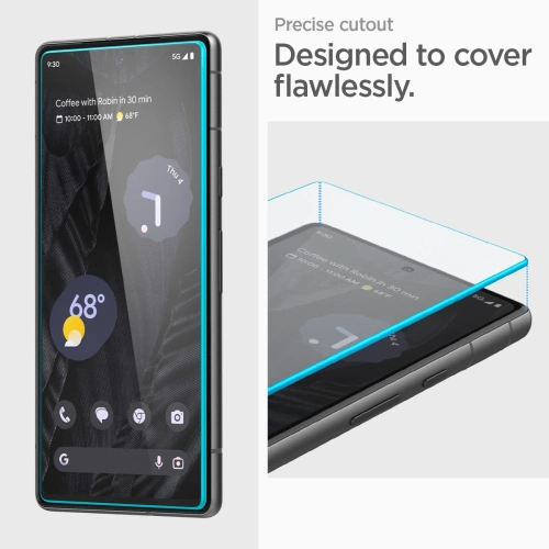 Szkło hartowane Spigen GLAS.tR AlignMaster Google Pixel 7a Clear [2 PACK]