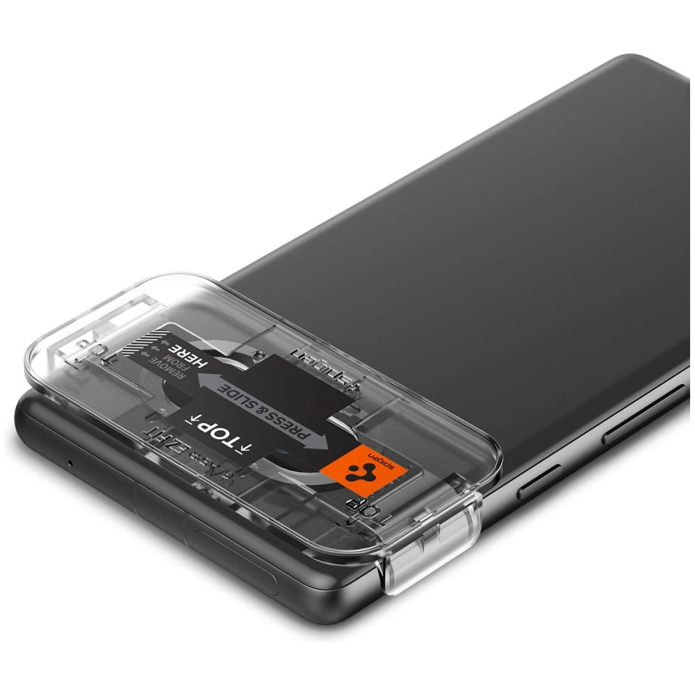 Hurtownia GSM - Sticlă securizată pentru aparat Spigen Optik.tr ez Fit Camera Protector Google Pixel 7a Negru [2 PACK] - SPN2864 - {ean13} - Hurt