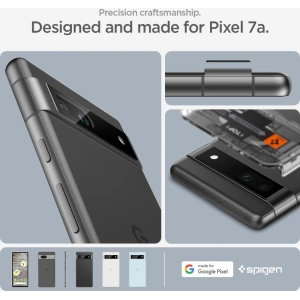Hurtownia GSM - Sticlă securizată pentru aparat Spigen Optik.tr ez Fit Camera Protector Google Pixel 7a Negru [2 PACK] - SPN2864 - {ean13} - Hurt