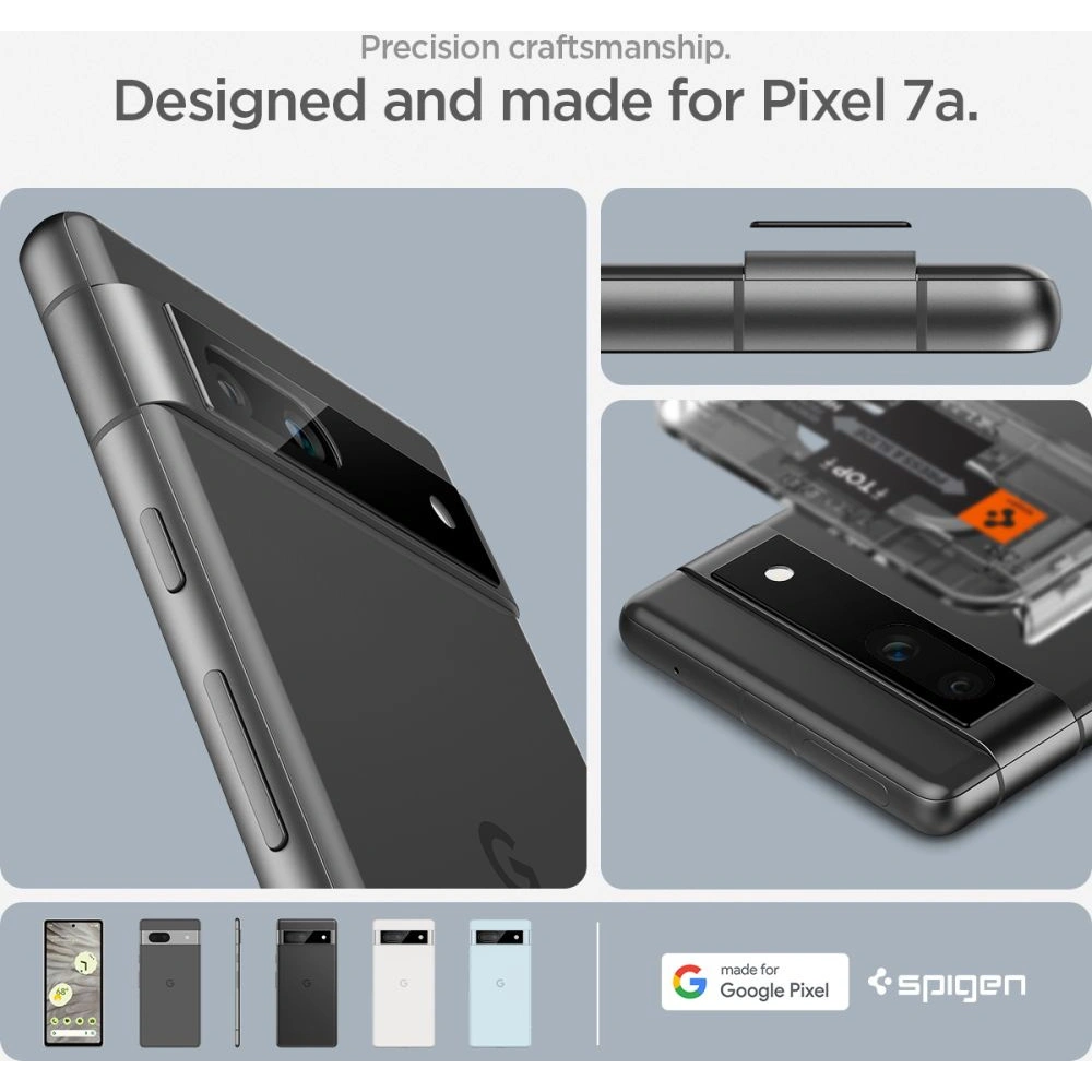 Wholesale Spigen Optik.tr ez Fit Camera Protector Google Pixel 7a Black [2 PACK] - SPN2864 - {ean13} - Hurt