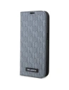 Etui Karl Lagerfeld KLBKP14LSAKLHPG Apple iPhone 14 Pro husa carte argintie/silver Saffiano Monogram