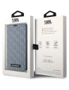 Hurtownia GSM - Etui Karl Lagerfeld KLBKP14LSAKLHPG Apple iPhone 14 Pro bookcase srebrny/silver Saffiano Monogram - KLD1568 - {ean13} - Hurt