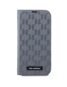 Etui Karl Lagerfeld KLBKP14SSAKLHPG Apple iPhone 14 bookcase srebrny/silver Saffiano Monogram