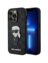 Karl Lagerfeld KLHCP14LSAKHPKK Apple iPhone 14 Pro black Saffiano Monogram Ikonik