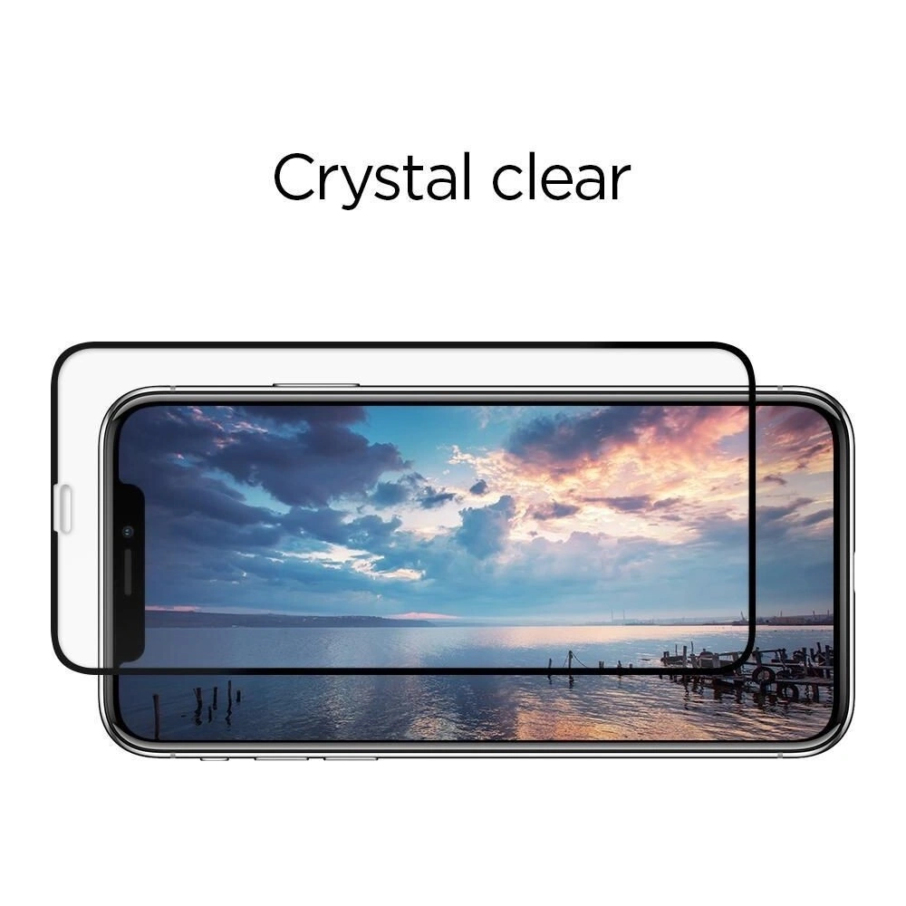 Hurtownia GSM - Szkło hartowane Spigen GLAS.tR Slim Apple iPhone 11 Pro Black [2 PACK] - SPN855BLK - {ean13} - Hurt