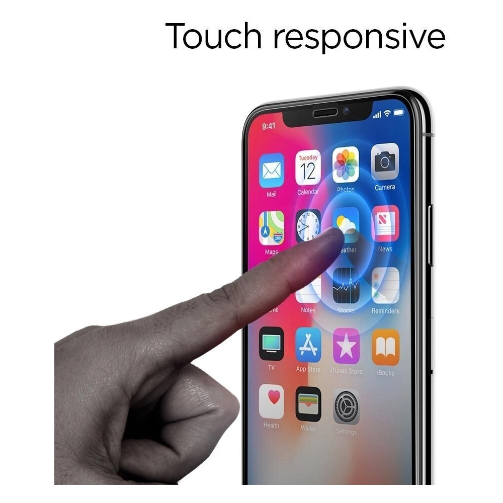 Hurtownia GSM - Szkło hartowane Spigen GLAS.tR Slim Apple iPhone 11 Pro Black [2 PACK] - SPN855BLK - {ean13} - Hurt
