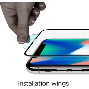 Szkło hartowane Spigen GLAS.tR Slim Apple iPhone 11 Pro Black [2 PACK]