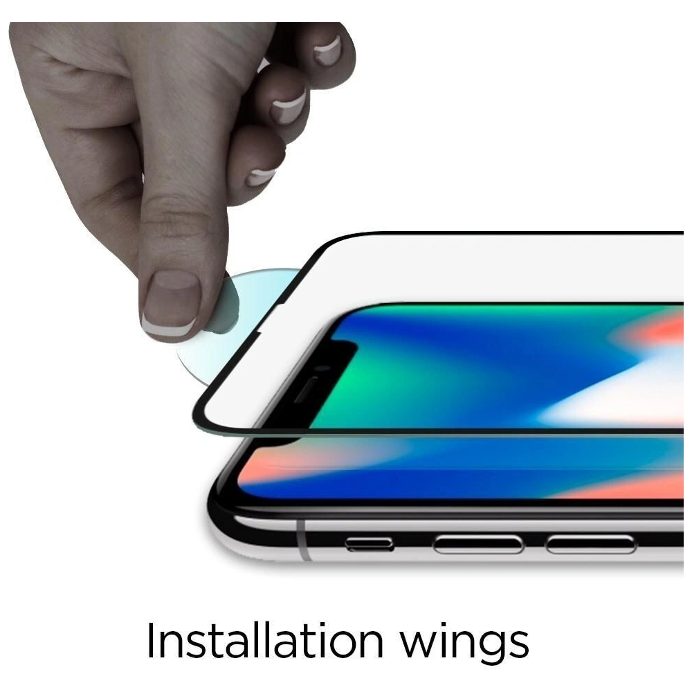 Hurtownia GSM - Szkło hartowane Spigen GLAS.tR Slim Apple iPhone 11 Pro Black [2 PACK] - SPN855BLK - {ean13} - Hurt