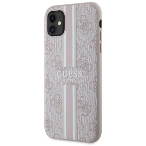 Hurtownia GSM - Etui Guess GUHMN61P4RPSP Apple iPhone 11/XR rózsaszín/pink hardcase 4G Printed Stripes MagSafe - GUE2544 - {ean13} - Hurt