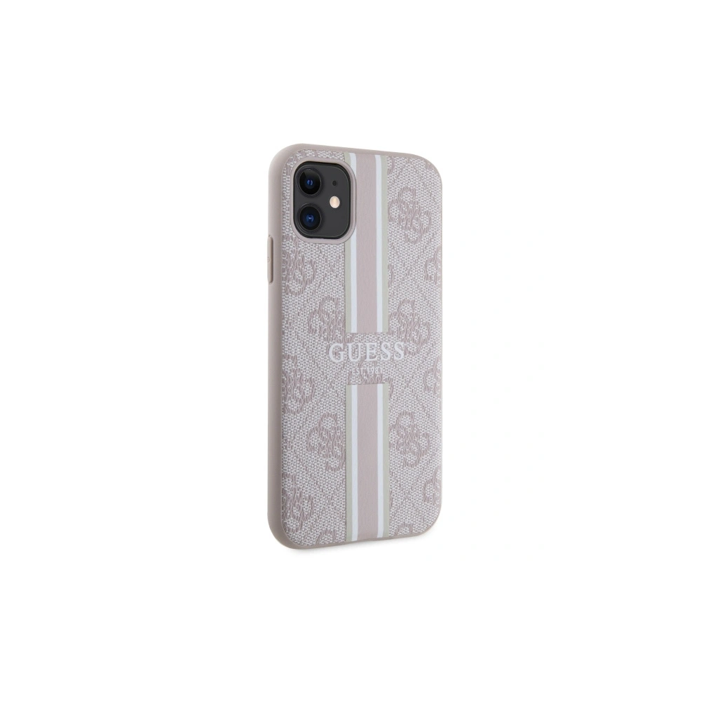 Hurtownia GSM - Etui Guess GUHMN61P4RPSP Apple iPhone 11/XR roz/roz hardcase 4G Printed Stripes MagSafe - GUE2544 - {ean13} - Hurt