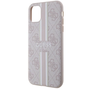 Wholesale Guess GUHMN61P4RPSP Apple iPhone 11/XR pink hardcase 4G Printed Stripes MagSafe - GUE2544 - {ean13} - Hurt