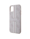 Wholesale Guess GUHMN61P4RPSP Apple iPhone 11/XR pink hardcase 4G Printed Stripes MagSafe - GUE2544 - {ean13} - Hurt