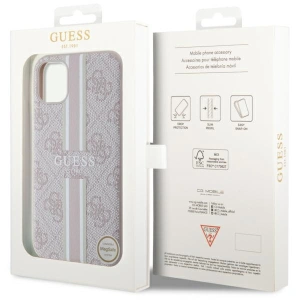 Hurtownia GSM - Etui Guess GUHMN61P4RPSP Apple iPhone 11/XR rózsaszín/pink hardcase 4G Printed Stripes MagSafe - GUE2544 - {ean13} - Hurt