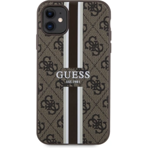 Wholesale Guess GUHMN61P4RPSW Apple iPhone 11/XR brown hardcase 4G Printed Stripes MagSafe - GUE2545 - {ean13} - Hurt