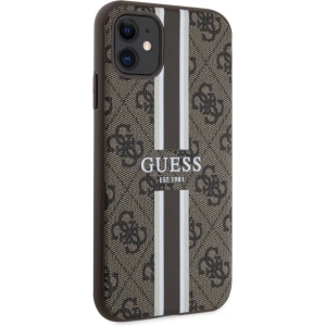 Wholesale Guess GUHMN61P4RPSW Apple iPhone 11/XR brown hardcase 4G Printed Stripes MagSafe - GUE2545 - {ean13} - Hurt