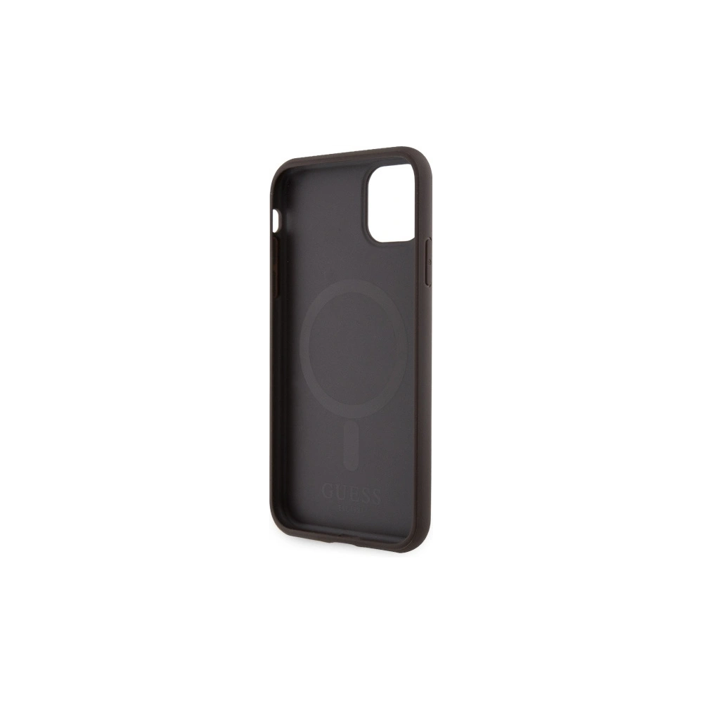 Wholesale Guess GUHMN61P4RPSW Apple iPhone 11/XR brown hardcase 4G Printed Stripes MagSafe - GUE2545 - {ean13} - Hurt