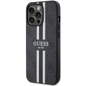 Wholesale Guess GUHMP13LP4RPSK Apple iPhone 13/13 Pro black hardcase 4G Printed Stripes MagSafe - GUE2546 - {ean13} - Hurt
