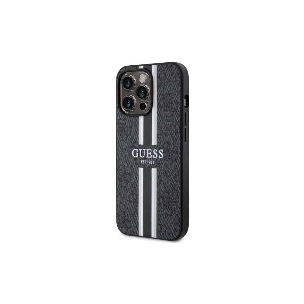 Hurtownia GSM - Etui Guess GUHMP13LP4RPSK Apple iPhone 13/13 Pro černý/black hardcase 4G Printed Stripes MagSafe - GUE2546 - {ean13} - Hurt