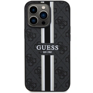 Wholesale Guess GUHMP13LP4RPSK Apple iPhone 13/13 Pro black hardcase 4G Printed Stripes MagSafe - GUE2546 - {ean13} - Hurt