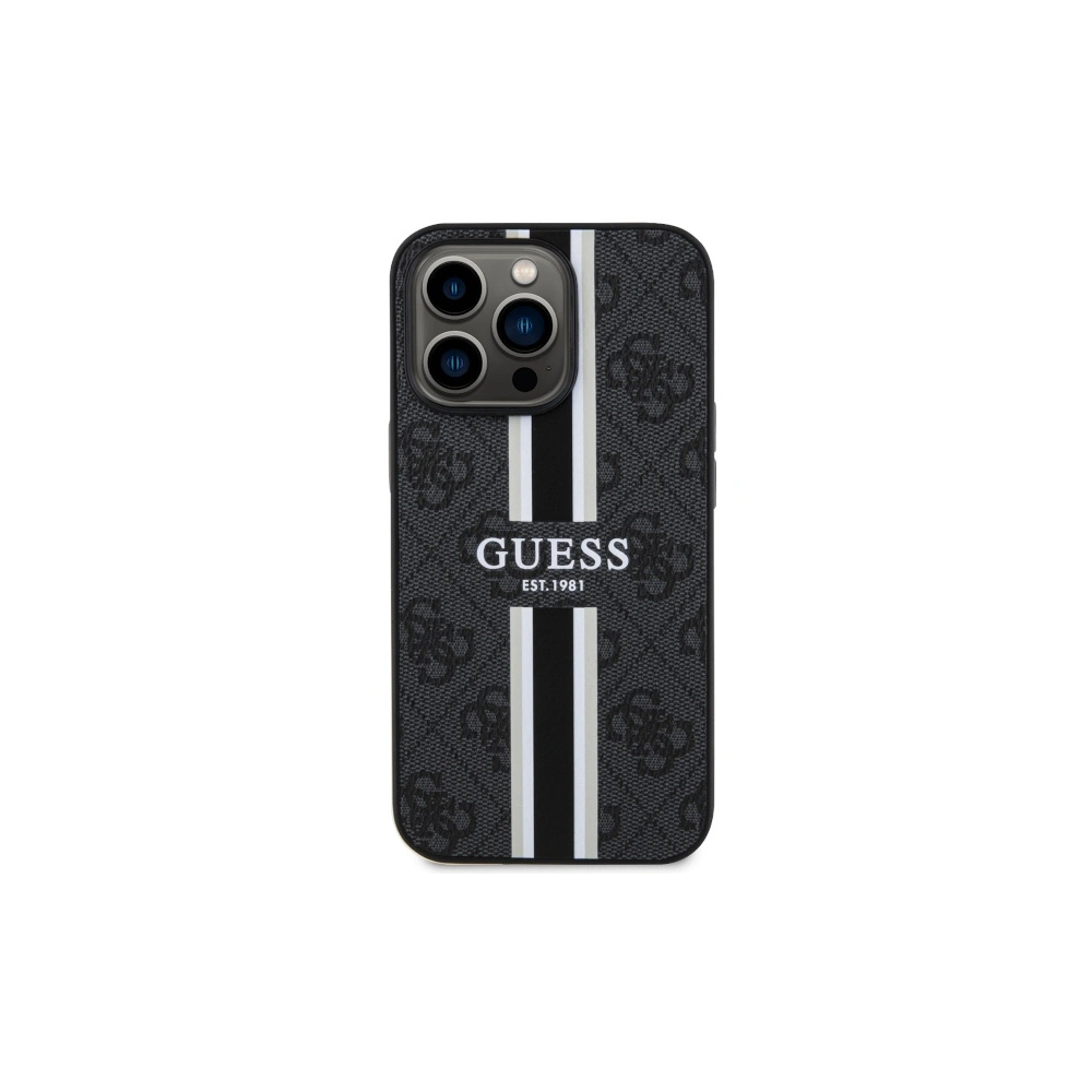 Hurtownia GSM - Etui Guess GUHMP13LP4RPSK Apple iPhone 13/13 Pro černý/black hardcase 4G Printed Stripes MagSafe - GUE2546 - {ean13} - Hurt