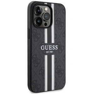 Etui Guess GUHMP13LP4RPSK Apple iPhone 13/13 Pro czarny/black hardcase 4G Printed Stripes MagSafe