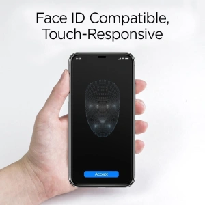Szkło hartowane Spigen GLAS.tR Slim Apple iPhone 11 Pro Black [2 PACK]