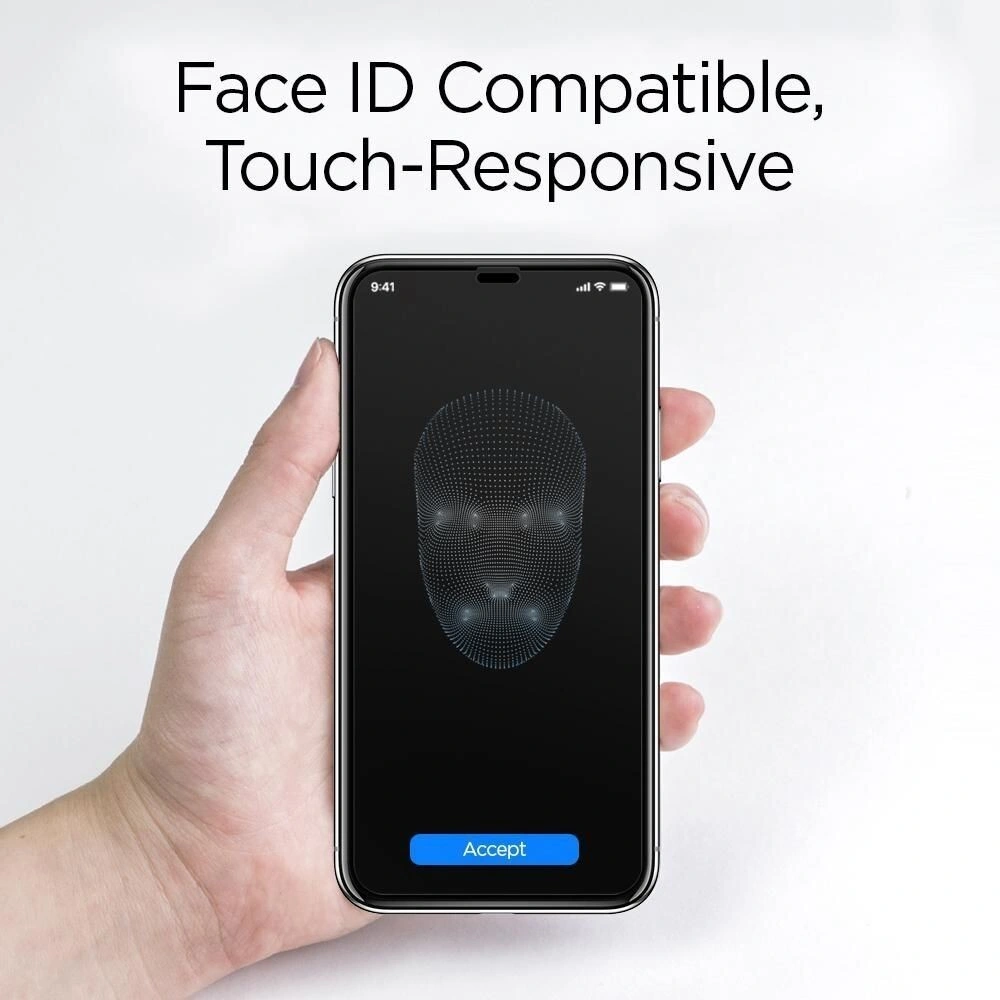 Hurtownia GSM - Spigen Apple Sticlă călită GLAS.tR Slim iPhone 11 Pro negru [2 PACK] - SPN855BLK - {ean13} - Hurt