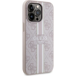 Wholesale Guess GUHMP13LP4RPSP Apple iPhone 13/13 Pro pink hardcase 4G Printed Stripes MagSafe - GUE2547 - {ean13} - Hurt
