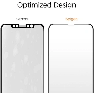 Szkło hartowane Spigen GLAS.tR Slim Apple iPhone 11 Pro Black [2 PACK]
