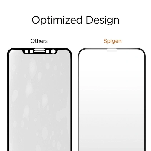 Szkło hartowane Spigen GLAS.tR Slim Apple iPhone 11 Pro Black [2 PACK]
