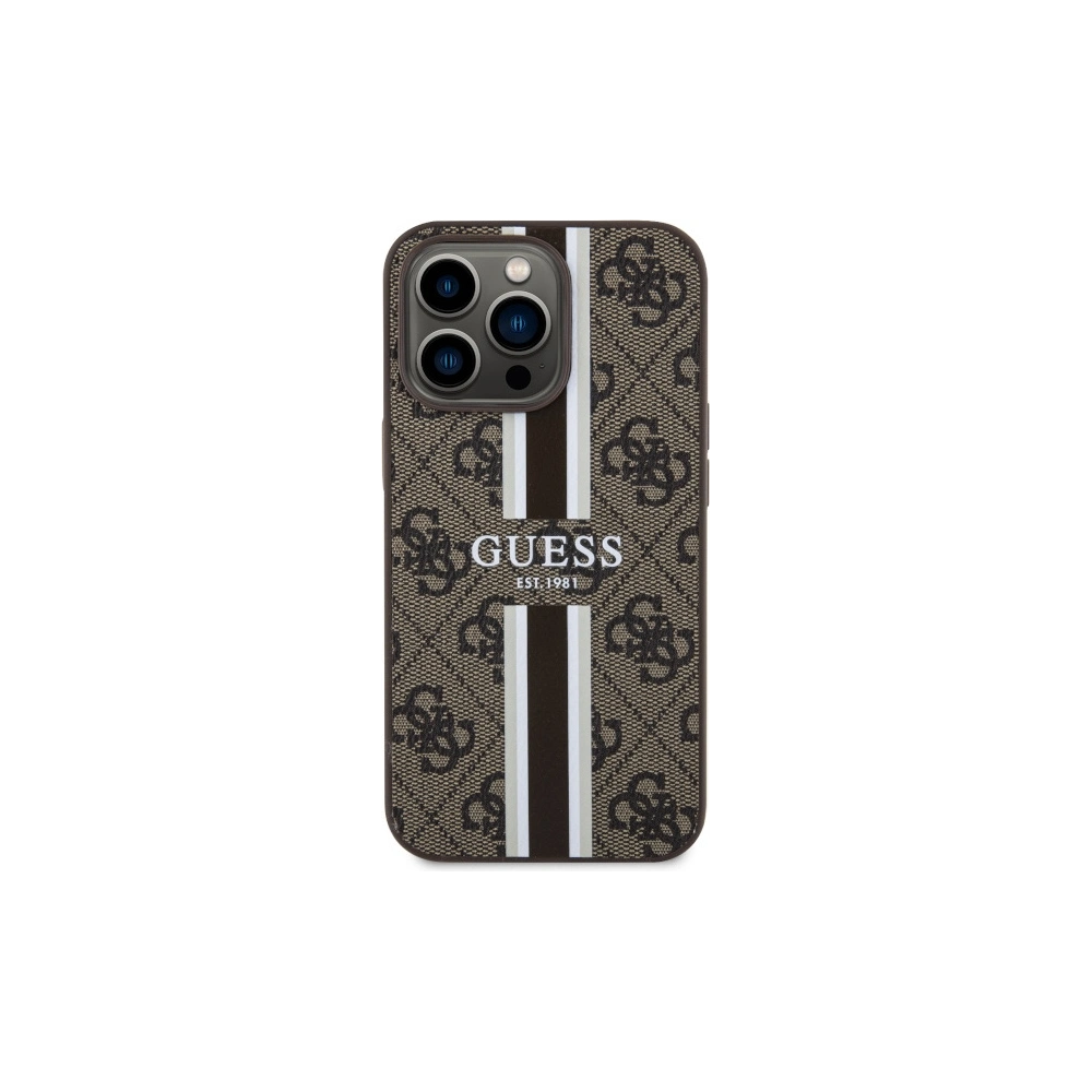 Hurtownia GSM - Etui Guess GUHMP13LP4RPSW Apple iPhone 13/13 Pro maro/hardcase 4G Printed Stripes MagSafe - GUE2548 - {ean13} - Hurt