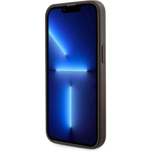 Etui Guess GUHMP13LP4RPSW Apple iPhone 13/13 Pro brązowy/brown hardcase 4G Printed Stripes MagSafe