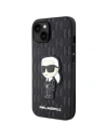 Etui Karl Lagerfeld KLHCP14SSAKHPKK Apple iPhone 14 czarny/black Saffiano Monogram Ikonik