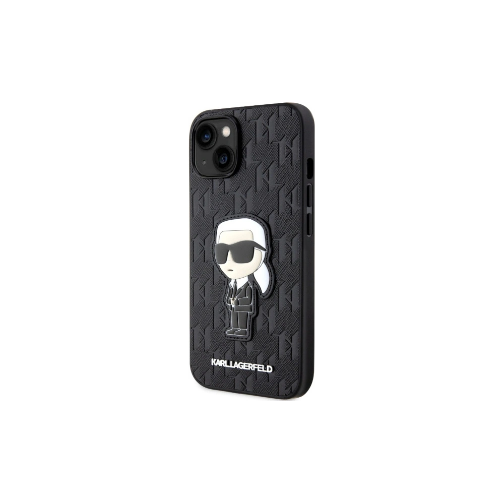 Hurtownia GSM - Etui Karl Lagerfeld KLHCP14SSAKHPKK Apple iPhone 14 černý/black Saffiano Monogram Ikonik - KLD1572 - {ean13} - Hurt
