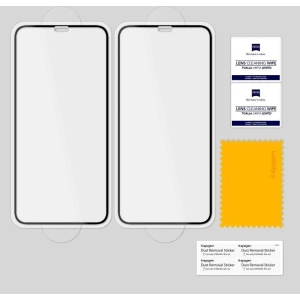 Szkło hartowane Spigen GLAS.tR Slim Apple iPhone 11 Pro Black [2 PACK]
