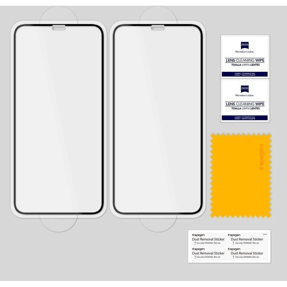 Hurtownia GSM - Szkło hartowane Spigen GLAS.tR Slim Apple iPhone 11 Pro Black [2 PACK] - SPN855BLK - {ean13} - Hurt