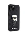 Etui Karl Lagerfeld KLHCP14SSAKHPKK Apple iPhone 14 czarny/black Saffiano Monogram Ikonik