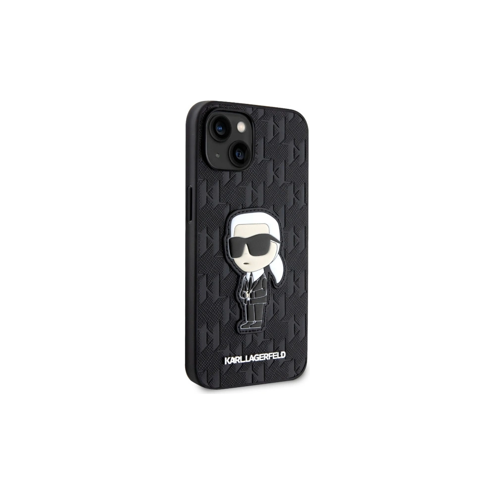 Hurtownia GSM - Etui Karl Lagerfeld KLHCP14SSAKHPKK Apple iPhone 14 fekete Saffiano Monogram Ikonik - KLD1572 - {ean13} - Hurt